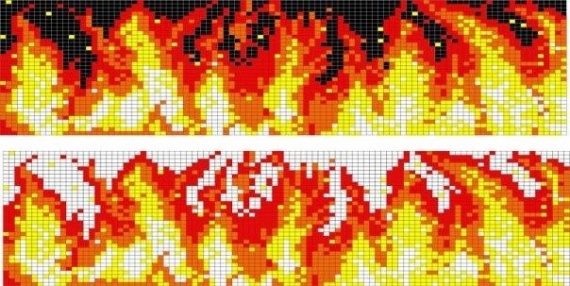 Схемы для ткачества и мозаичные бабочки