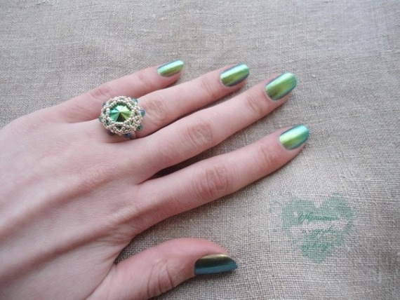 Альбом пользователя юлька_принцесска: кольцо и серьги scarabaeus green