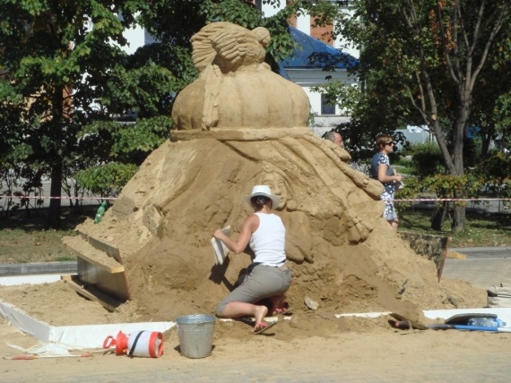 О жизни: Искусство из песка...