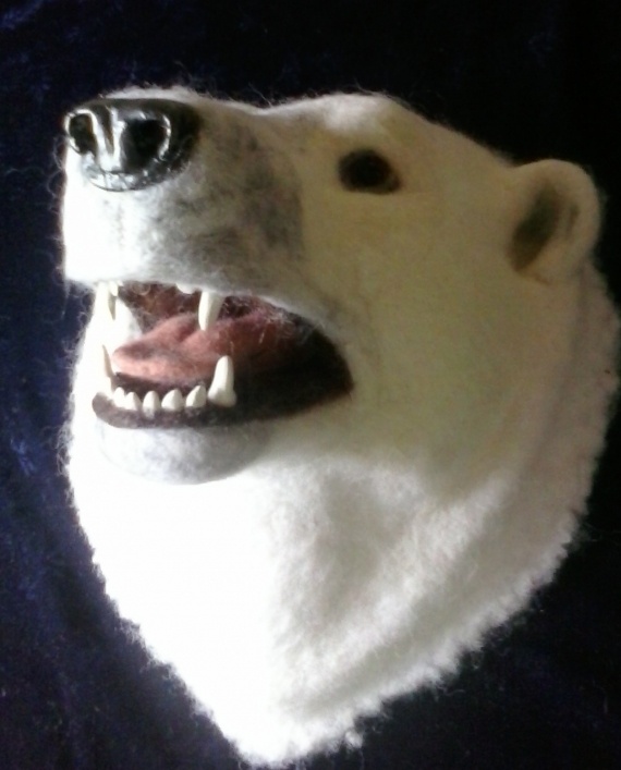 НЕбисерная лавка чудес: белый медведь (исправленный)