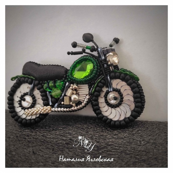 Альбом пользователя natyy: Брошь Мотоцикл