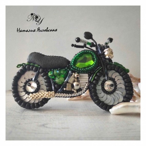 Альбом пользователя natyy: Брошь Мотоцикл