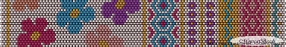 Альбом пользователя yarina: Схемы мозаичных браслетов, очень много