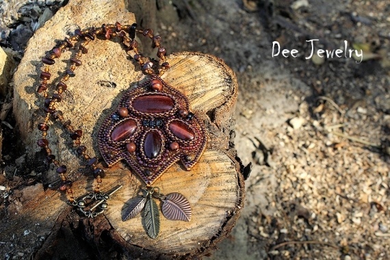 Альбом пользователя yarina: кулон Осенний Поцелуй