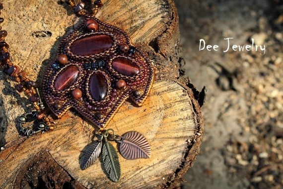 Альбом пользователя yarina: кулон Осенний Поцелуй