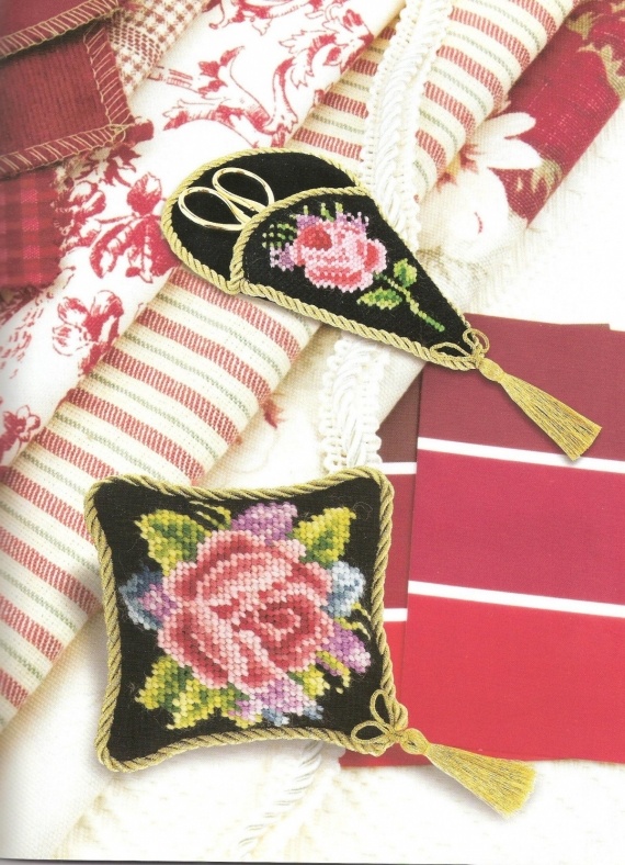 Схемы: Схема, набор для рукоделия с розами