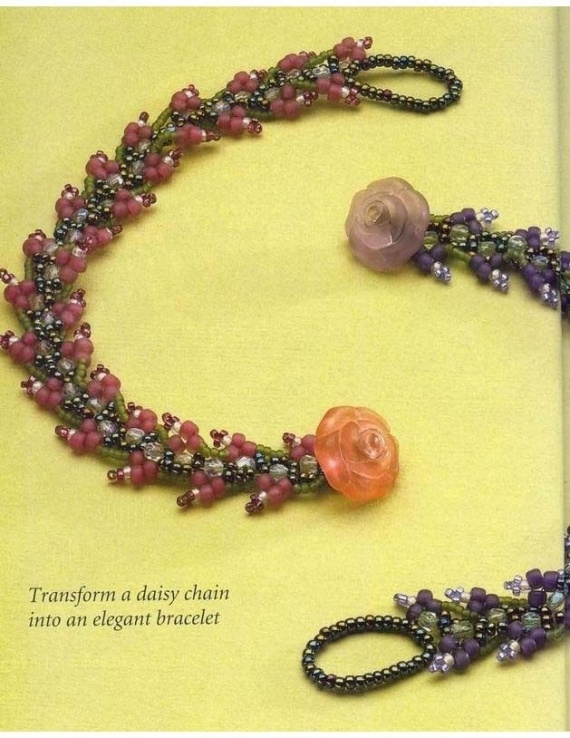 Схемы: Браслеты. Архив Beads and Button (2001 - 2006 гг). Часть 1