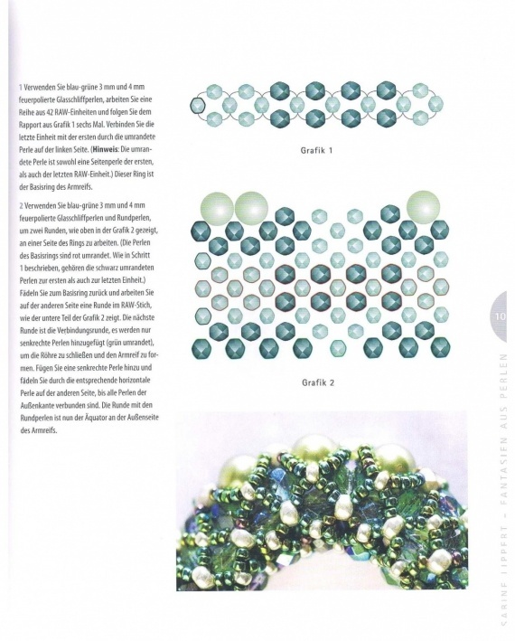 Схемы: Альбом пользователя Ksaria: Perlen. Браслеты