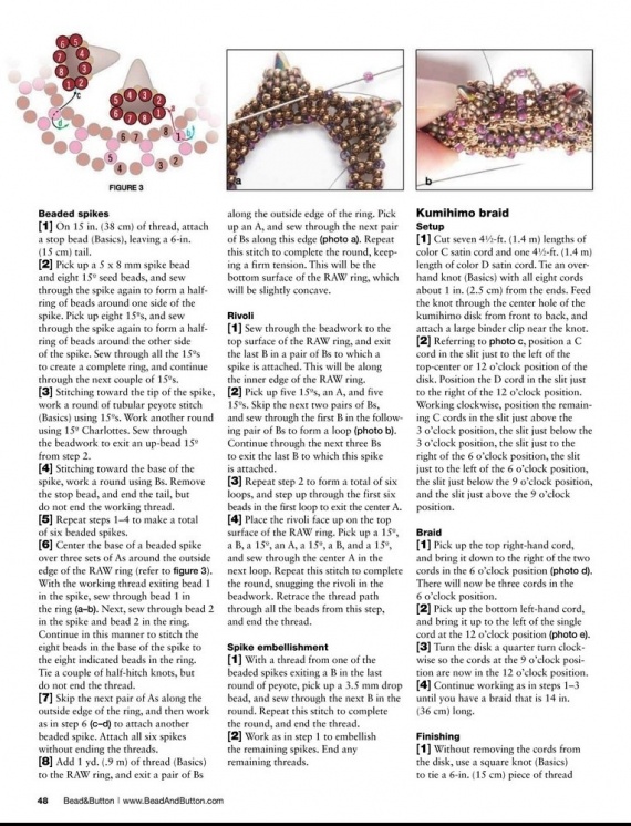 Схемы: Амулеты и бубочки. Архив Beads and Button. 1993, 2013 гг