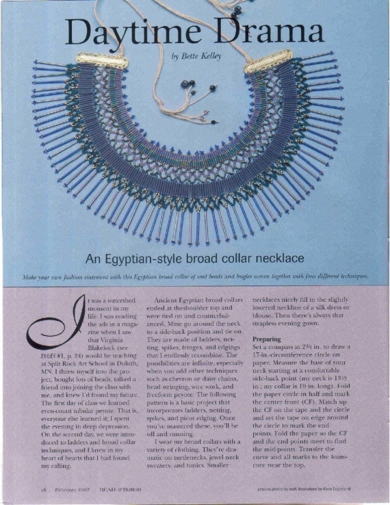 Схемы: Ожерелья. Архив Beads and Button 1999-2000 гг