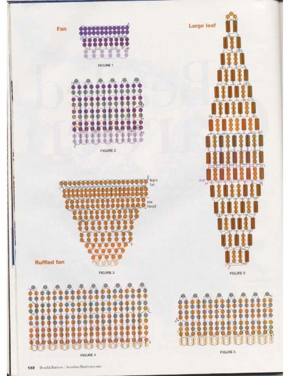 Схемы: Колье, Ожерелья. Архив Beads & Button 2002-2005 гг