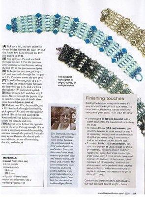 Схемы: Beads & Button- Right-Angle Weave. Часть 1