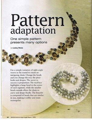 Схемы: Beads & Button- Right-Angle Weave. Часть 1