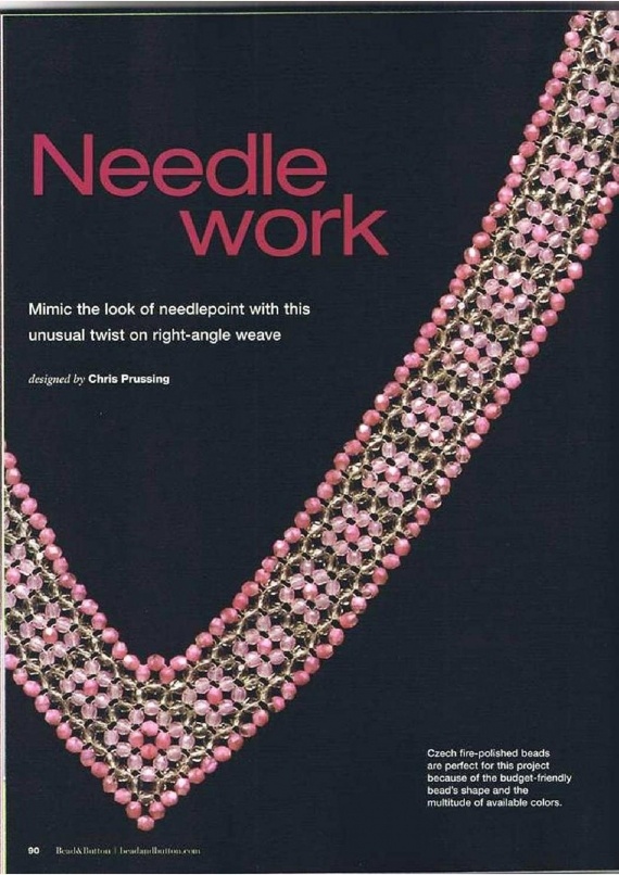 Схемы: Ожерелья. Архив Beads & Button 2007-2010 гг