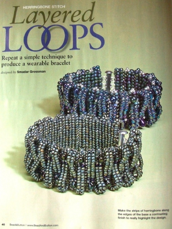 Схемы: Браслеты. Архив Beads and Button 2010 г. Часть 1