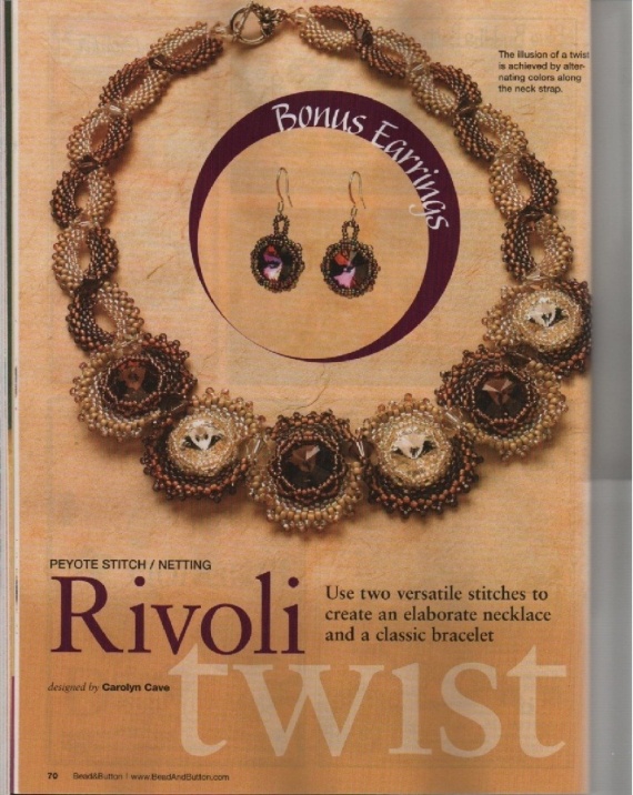 Схемы: Ожерелья. Архив Beads and Button 2010 г