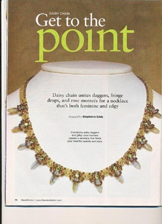 Схемы: Ожерелья. Архив Beads & Button 2007-2010 гг