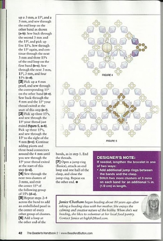 Схемы: Браслеты. Архив Beads and Button - Handbook 2