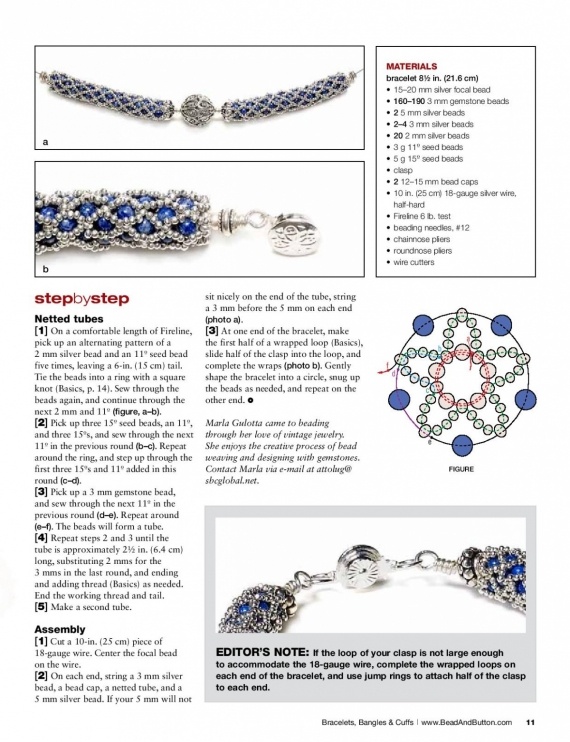 Схемы: Bead&Button - Bracelet Bangles