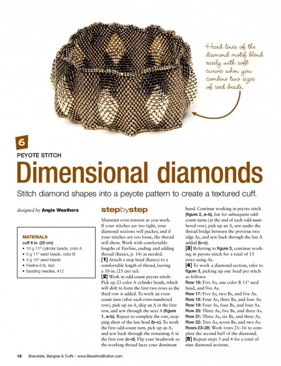 Схемы: Bead&Button - Bracelet Bangles