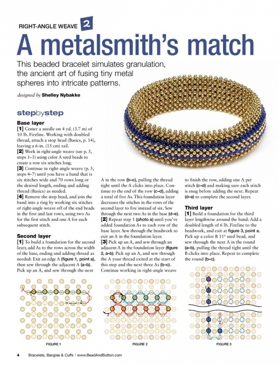 Схемы: Bead&Button - Bracelet Bangles