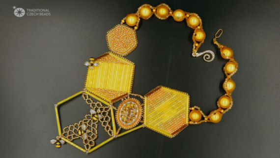 Альбом пользователя Ksaria: Колье Медовые соты