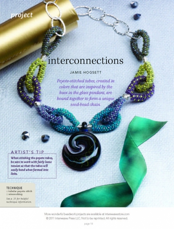 Схемы: Колье Interconnections. Best of Beadwork 10