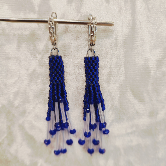 Альбом пользователя снг: Серьги со стеклярусом.