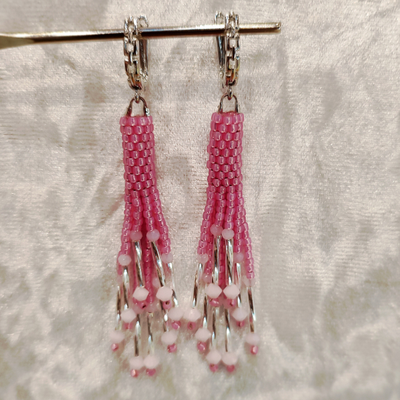 Альбом пользователя снг: Серьги со стеклярусом.