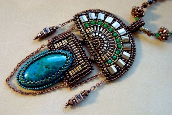 Альбом пользователя эмили: Кулон с хризоколлой безымянный.