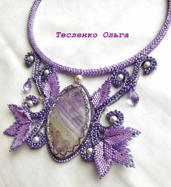 Альбом пользователя tes-ov: Колье  Сиреневая дымка