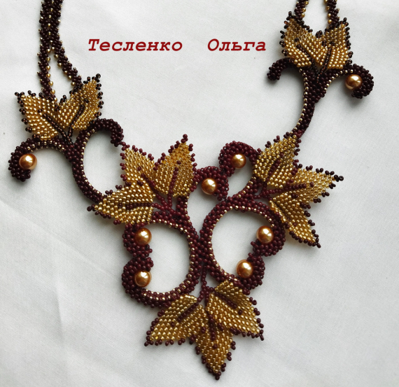 Альбом пользователя tes-ov: Колье Осеннее танго