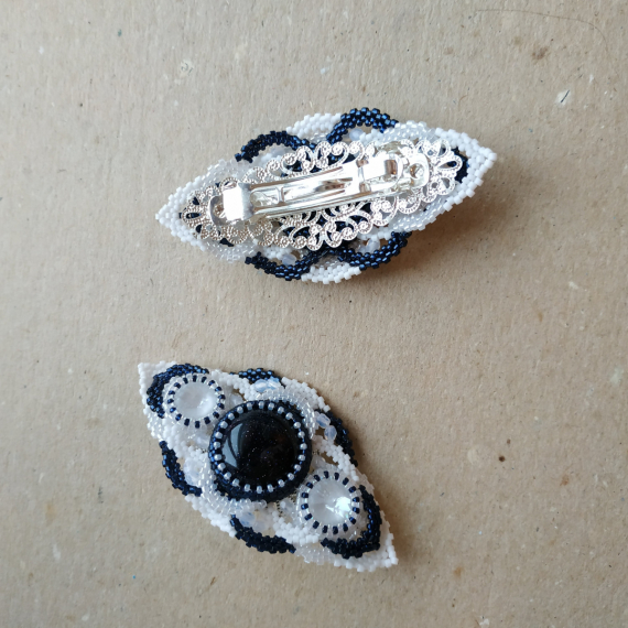 Альбом пользователя ЗеленыйЛизард: Парные заколки к школьному комплекту