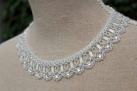 Альбом пользователя ЗеленыйЛизард: Чокер со стеклярусом и серьги в комплект