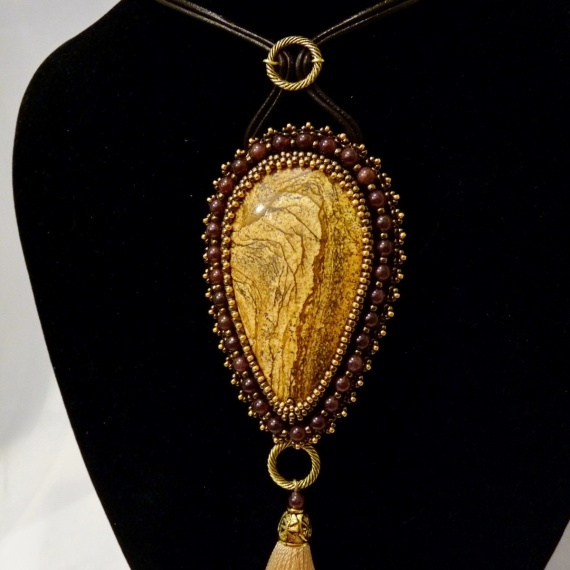 Альбом пользователя ДинаИ: Кулон с яшмой и кистью