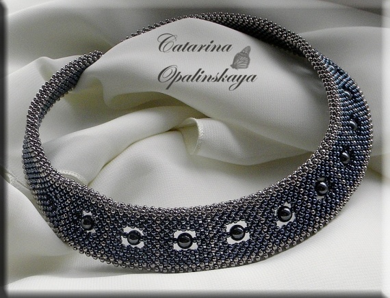 Альбом пользователя Catarina86: Мое колье-стойка Египет Гематитовая строгость