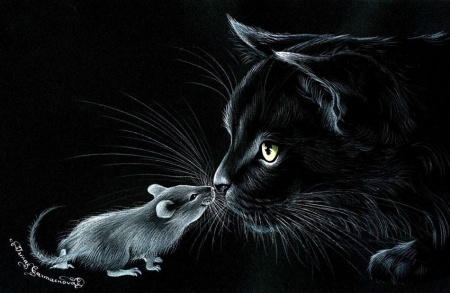 Флудилка: Подари мне в полосочку кошку... Художница Irina Garmashova-Cawton
