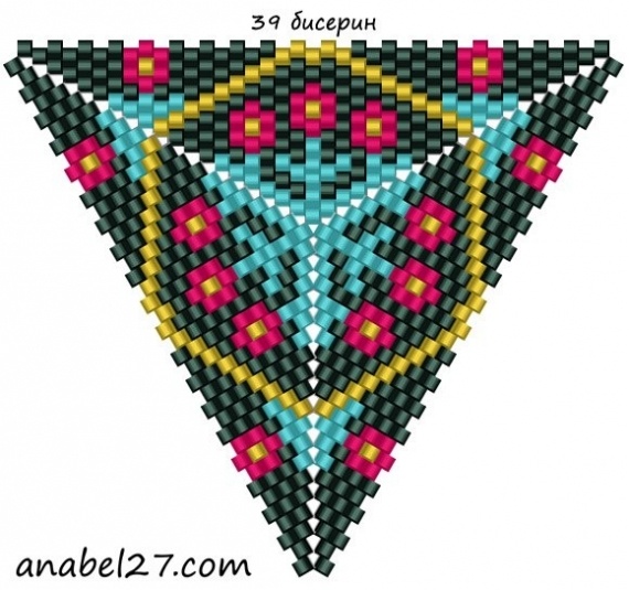 Схемы: Ещё схемы треугольников плюс другое мозаикой