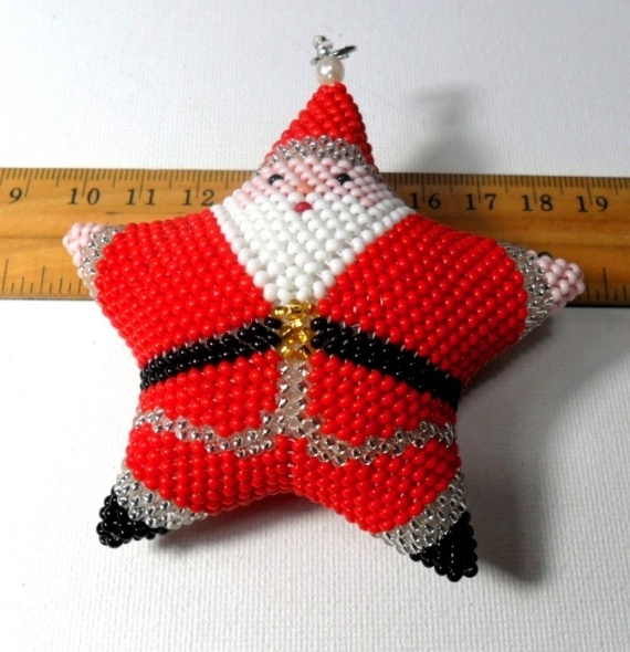 Схемы: Звезда Санта - Дед Мороз , побольше размером .