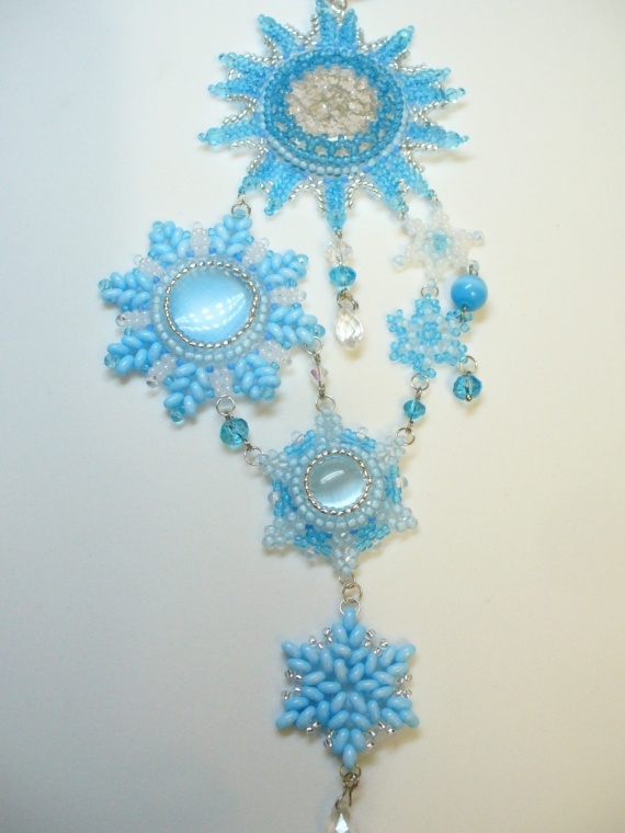 Зимняя Феерия 2015: Кулон «Снегопад»