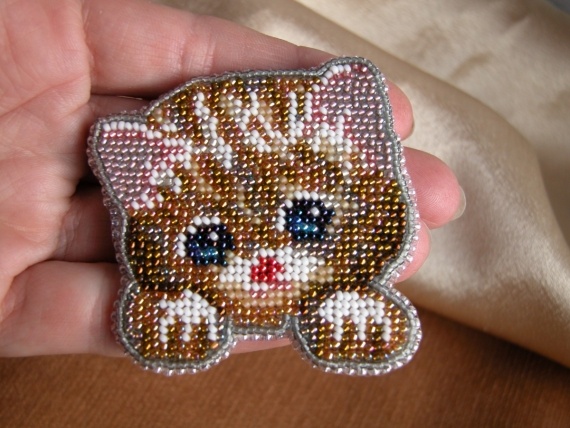 Альбом пользователя Лена_Соколенко: Брошь Котенок карманный