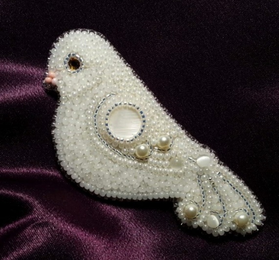 Альбом пользователя npav: Брошь-голубок