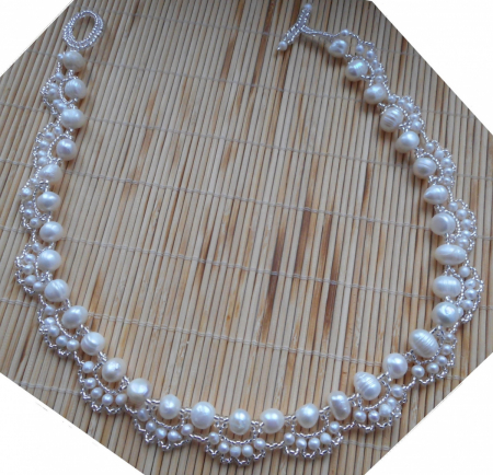 Альбом пользователя Марина_К: Ожерелье из белого жемчуга