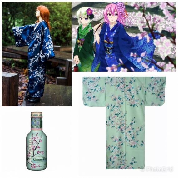 Альбом пользователя Reddanger: Два жгута - Чайная сакура и Синее кимоно
