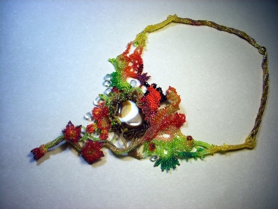 Альбом пользователя larnik51: Колье с глазковым агатом.