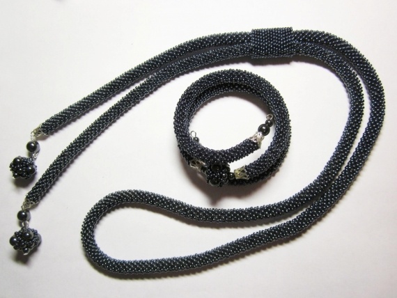 Альбом пользователя tati-ana: комплект - галстук-боло и браслет