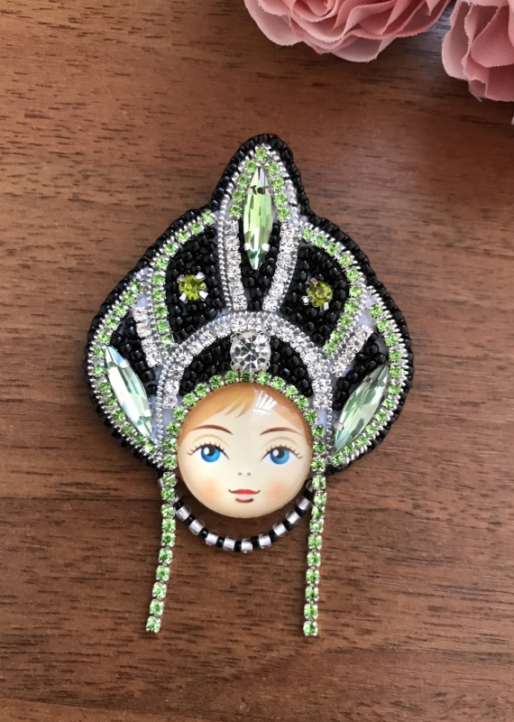 Альбом пользователя tati-ana: Брошь Матрёшка