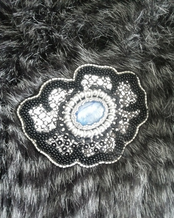 Альбом пользователя Наталья-Любава: Брошь с кианитом.