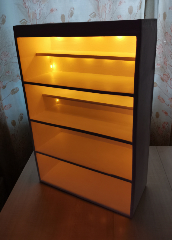 НЕбисерная лавка чудес: Шкафчик-стеллаж из картона