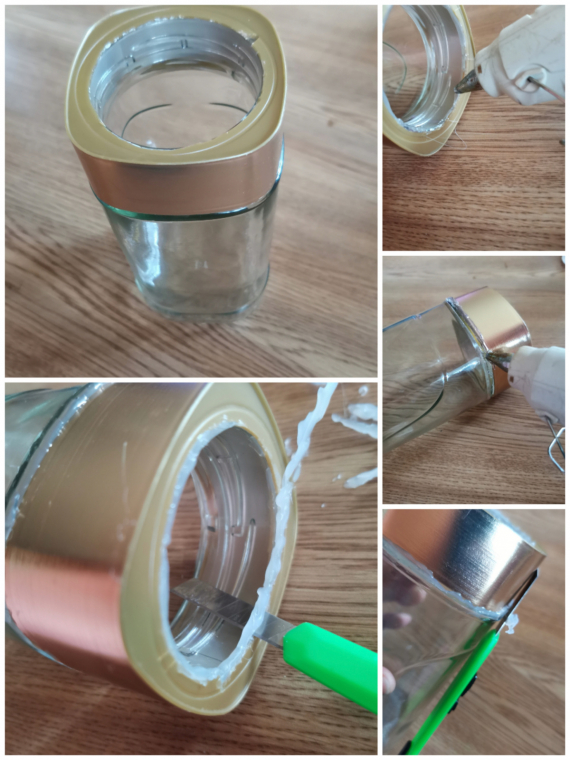 НЕбисерная лавка чудес: Ваза из банки и банки из банок))